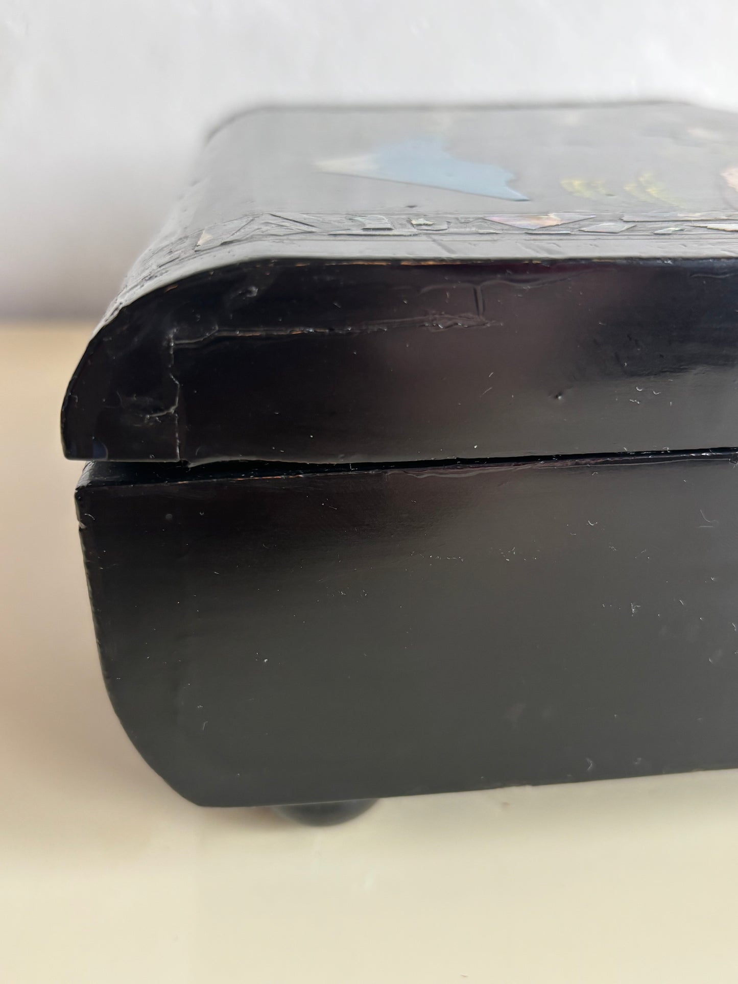 Portagioie giapponese vintage con carillon anni '50/'60