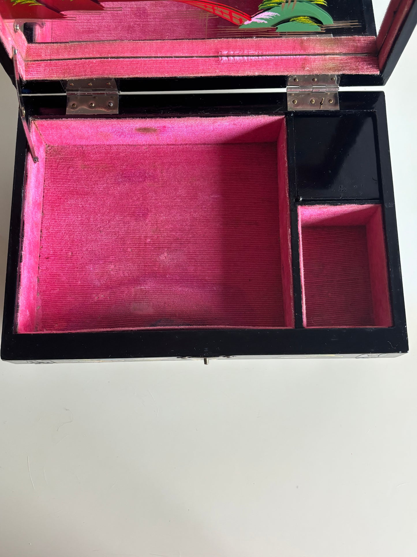 Portagioie giapponese vintage con carillon anni '50/'60