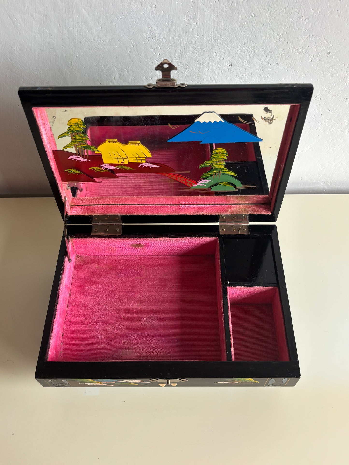 Portagioie giapponese vintage con carillon anni '50/'60