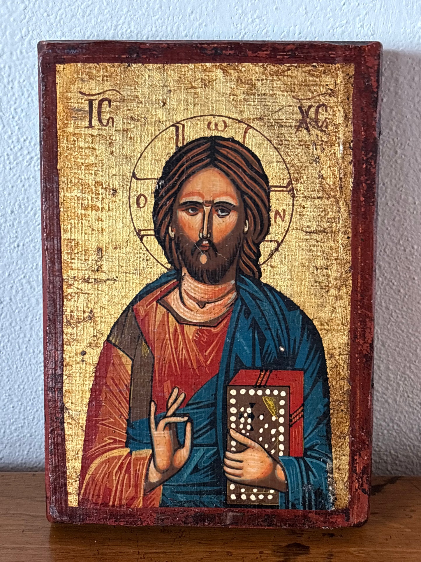 Icona Religiosa Dipinta a Mano