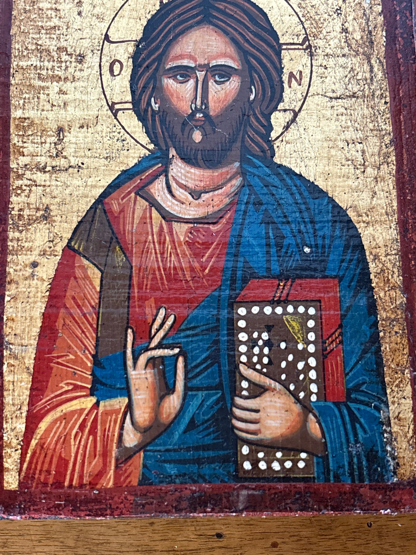 Icona Religiosa Dipinta a Mano