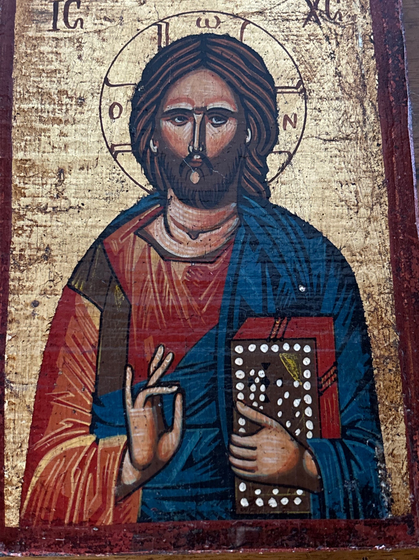 Icona Religiosa Dipinta a Mano
