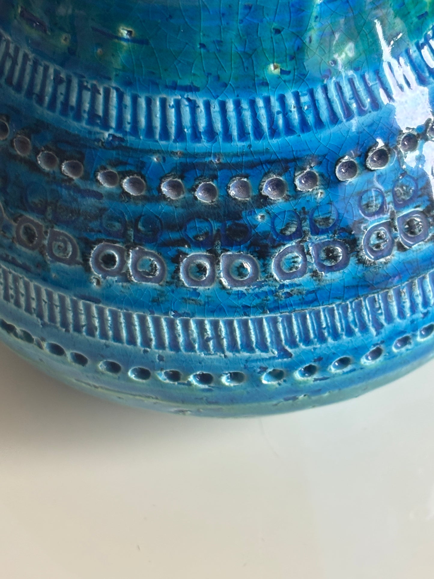 Brocca Rimini Blu Bitossi design Aldo Londi – Ceramica artistica italiana anni ’50/’60