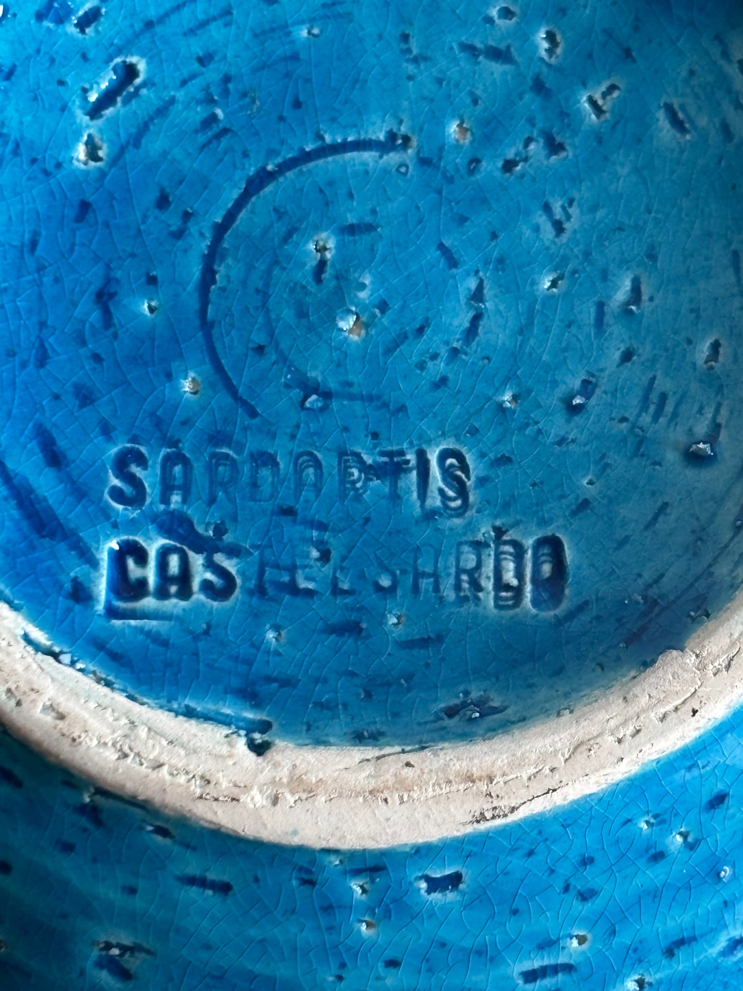 Brocca Rimini Blu Bitossi design Aldo Londi – Ceramica artistica italiana anni ’50/’60
