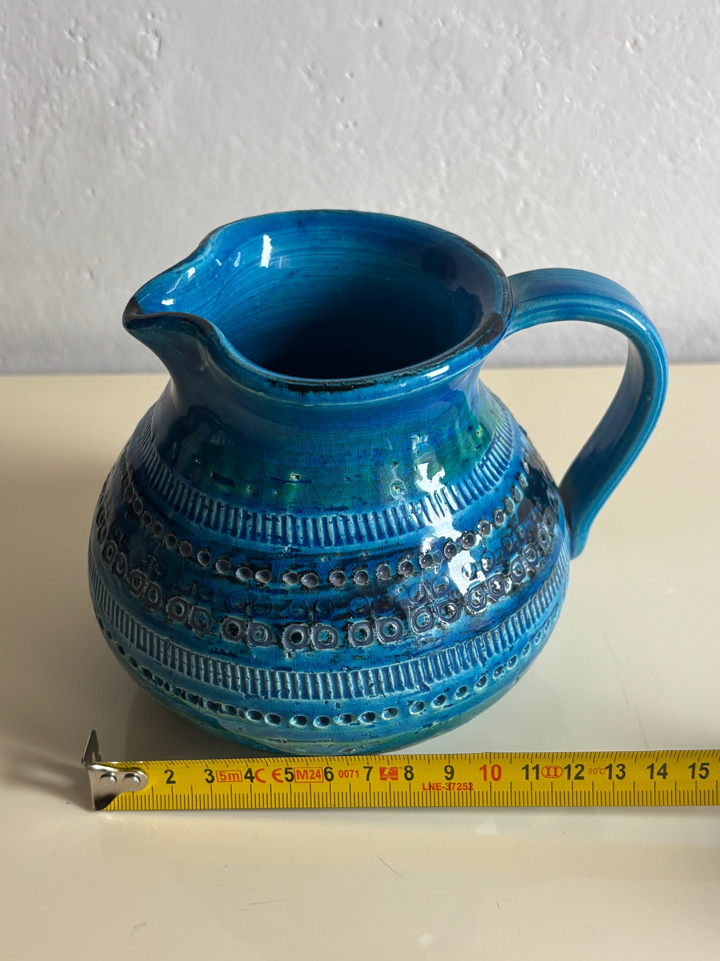 Brocca Rimini Blu Bitossi design Aldo Londi – Ceramica artistica italiana anni ’50/’60