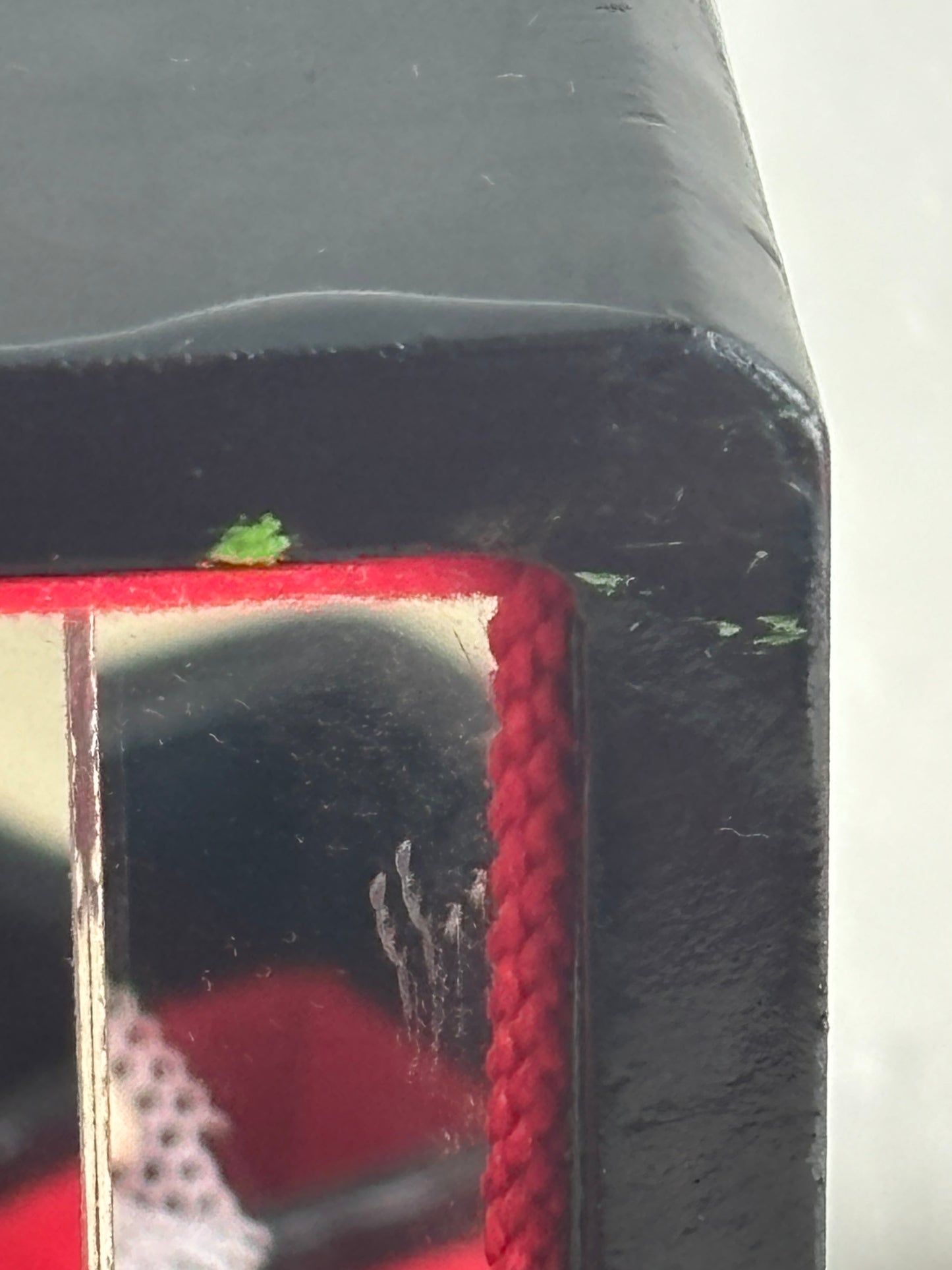 Portagioie giapponese vintage con carillon funzionante – lacca nera, velluto rosso e ballerina danzante