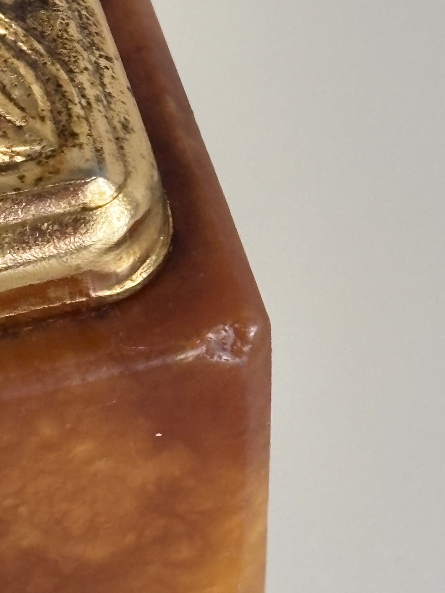 Portasigarette in marmo con carillon vintage