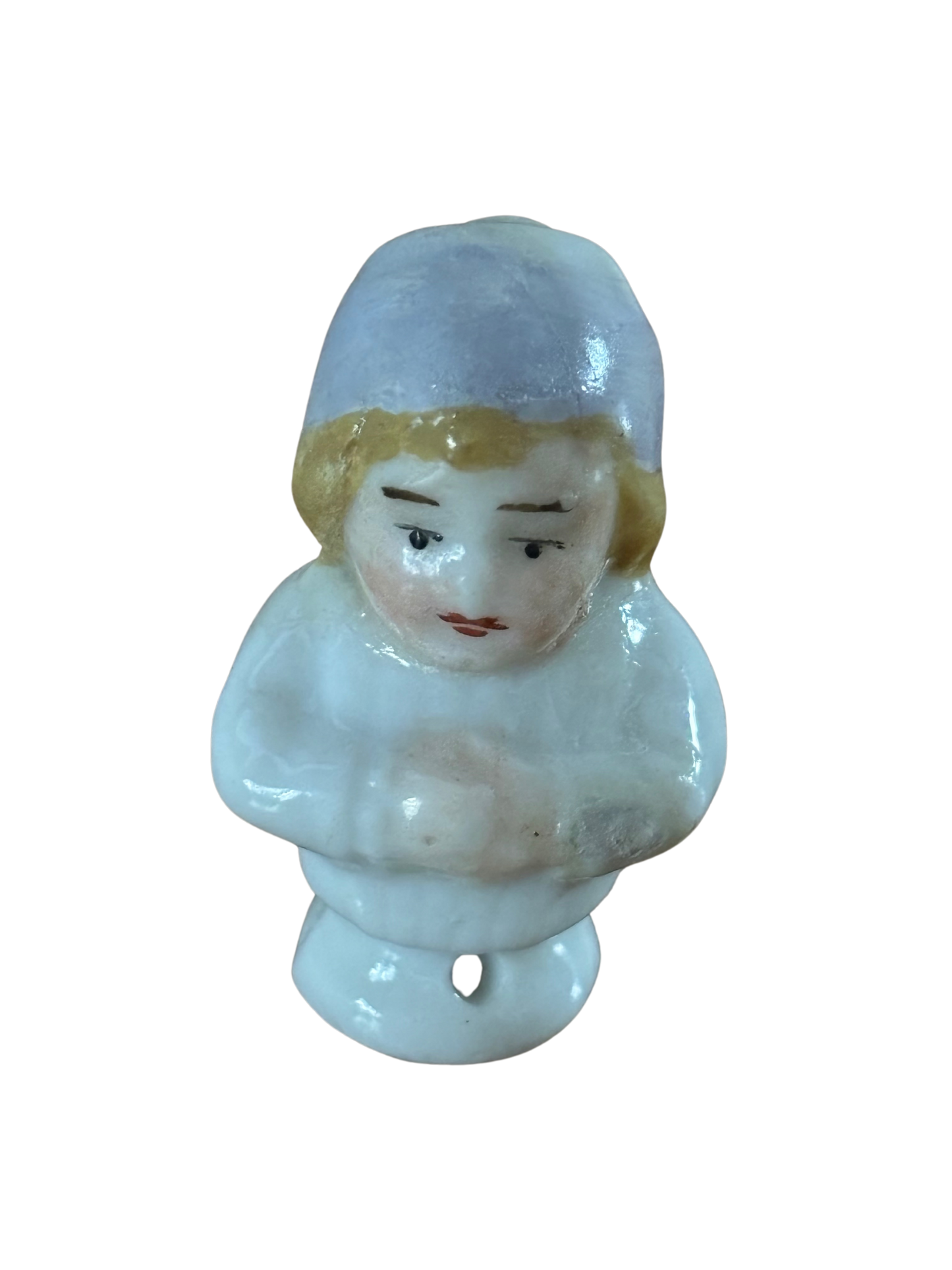 Half doll in miniatura vintage