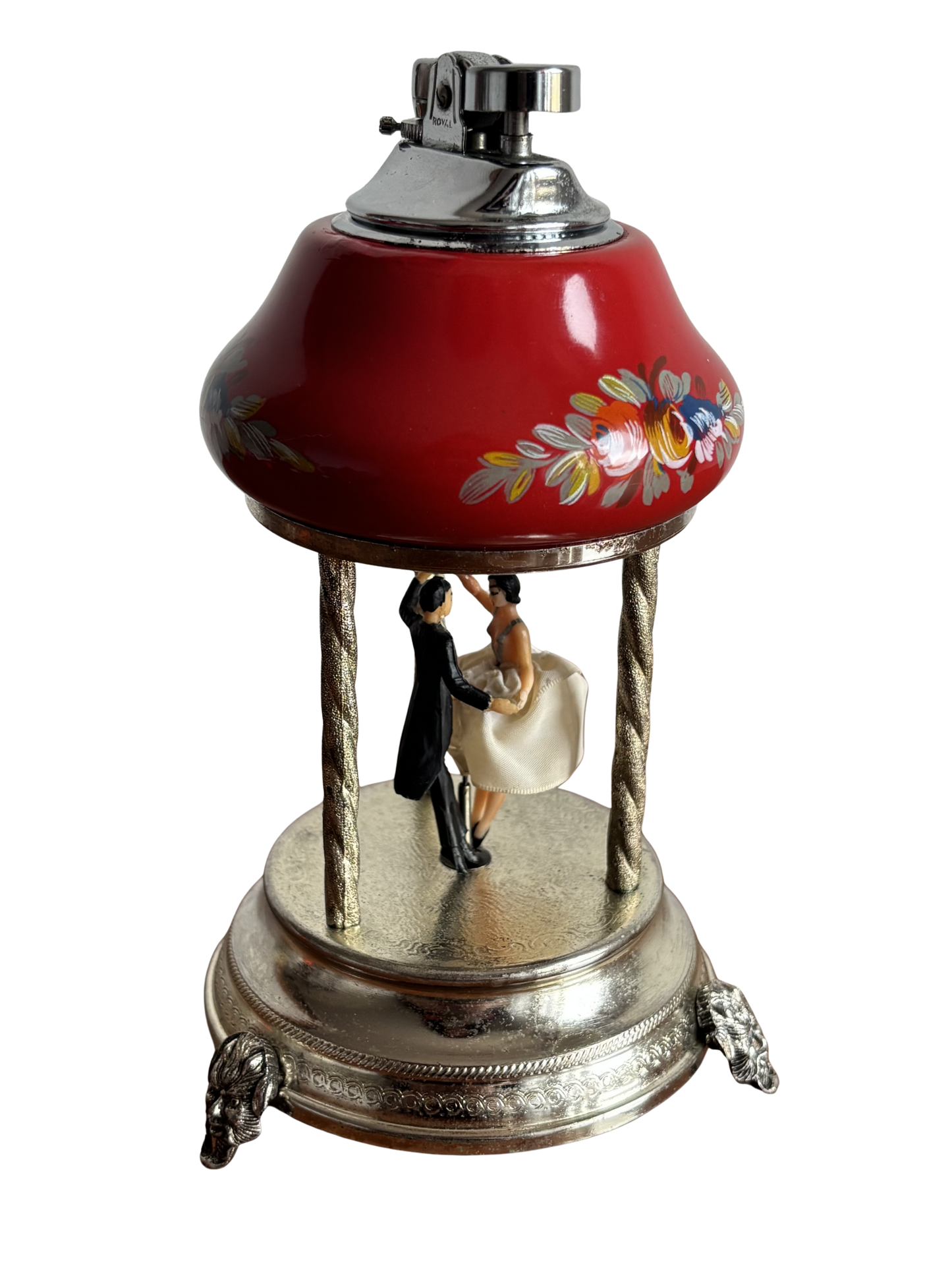 Vintage‑Feuerzeug mit Reuge‑Spieluhr