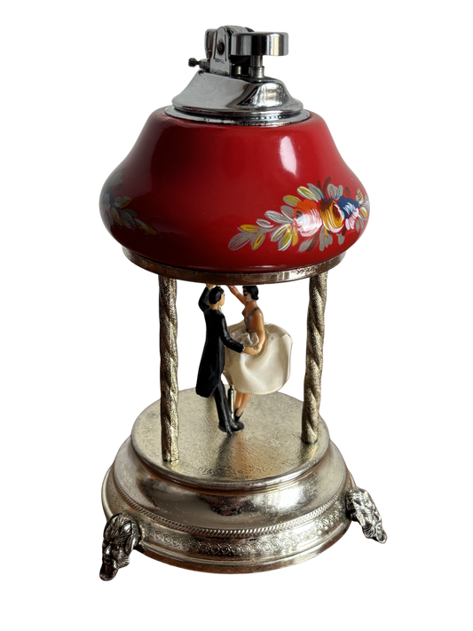 Accendino vintage con carillon Reuge