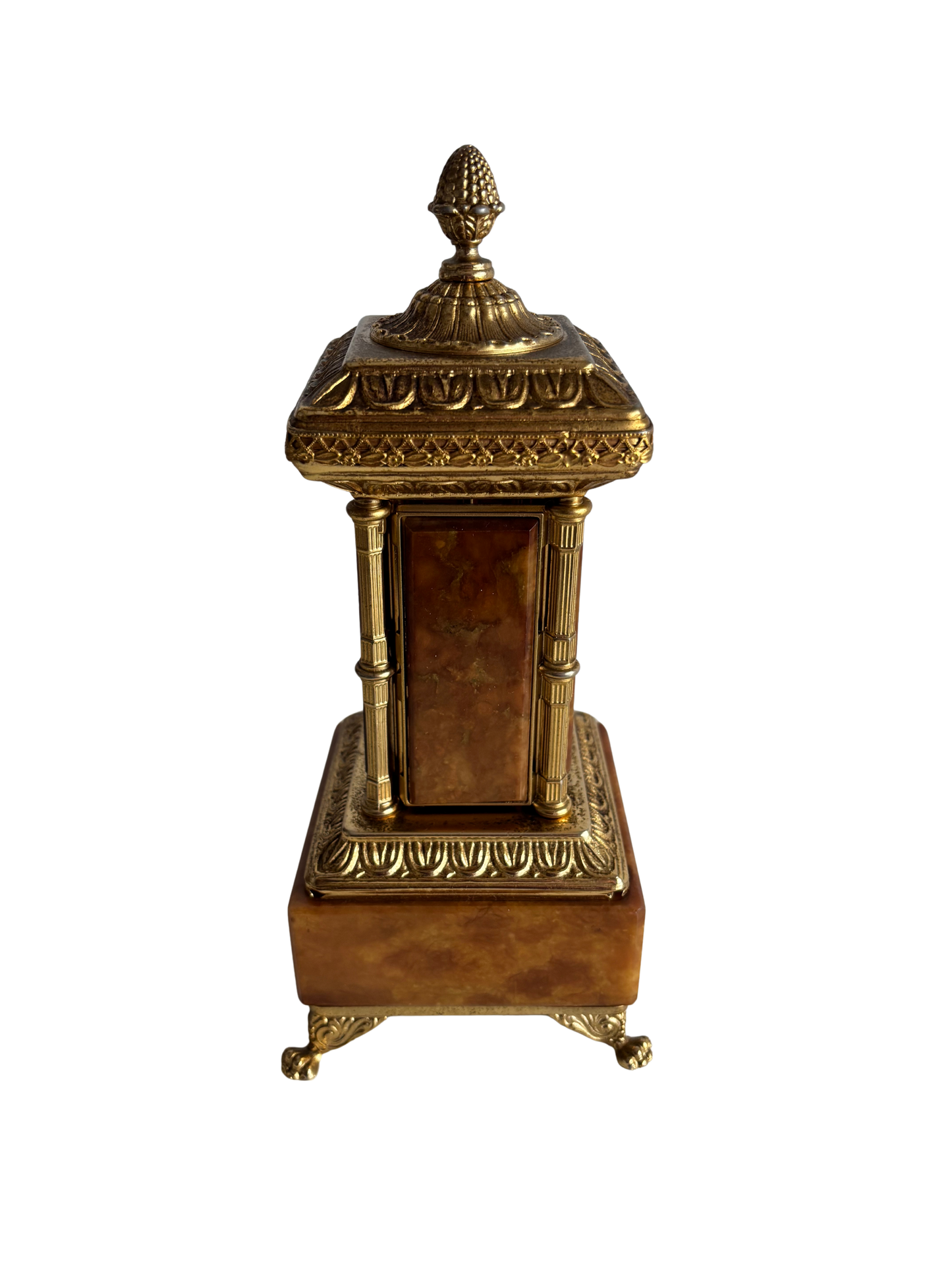 Portasigarette in marmo con carillon vintage