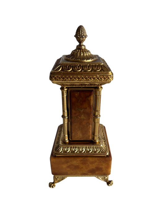 Portasigarette in marmo con carillon vintage