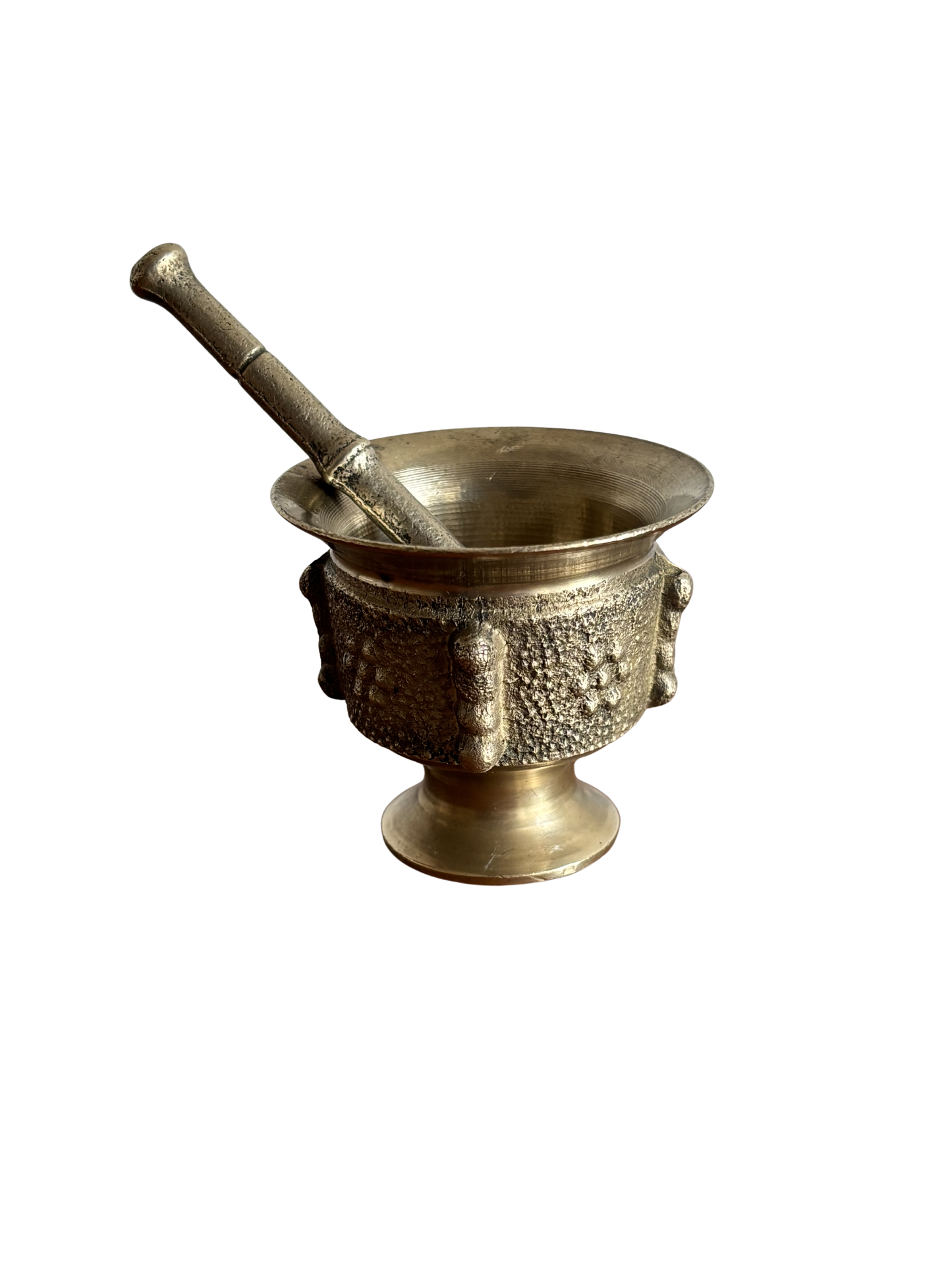 Kleiner vintage‑Apothekenmörser aus Metall