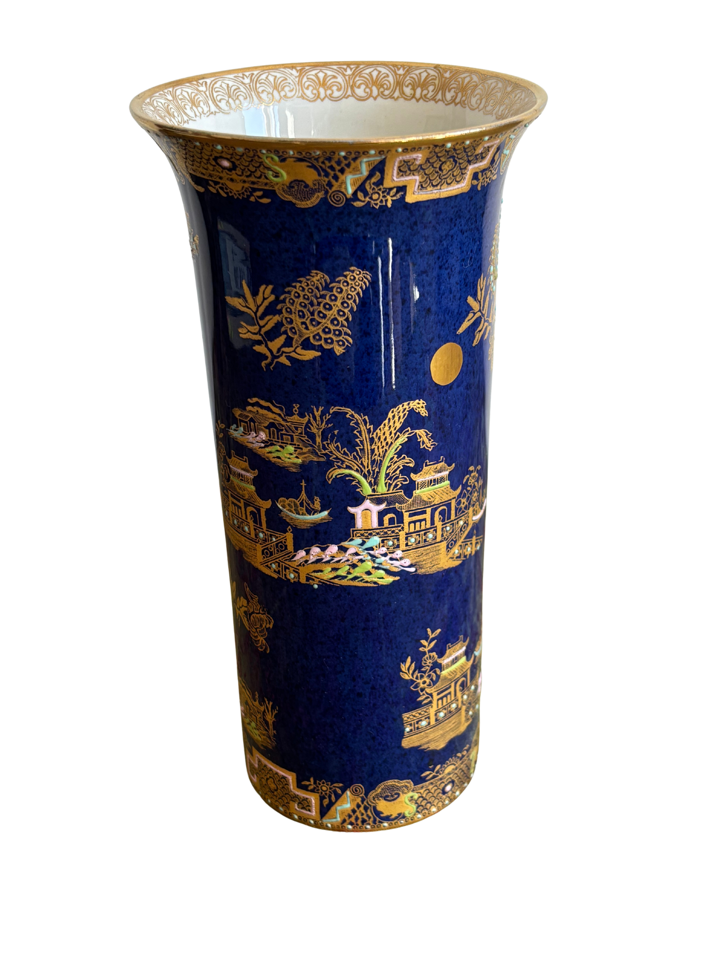 Vintage Carlton Ware Glazed Ceramic Vase – Made in England