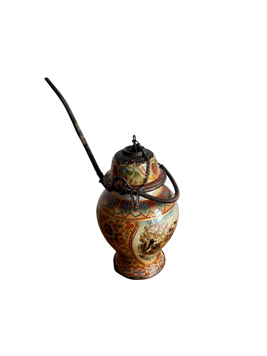 Pipa cinese stile Satsuma da collezione